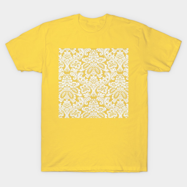 White and yellow t shirt hotsell